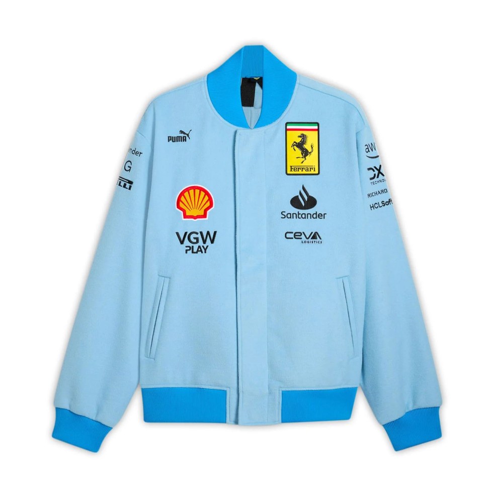 Ferrari F1 limitovaná bomber bunda Varsity Miami GP 2024 - vzorek - pánské bundy