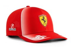 Ferrari F1 2026 dětská kšiltovka Charles Leclerc # 16 - červená