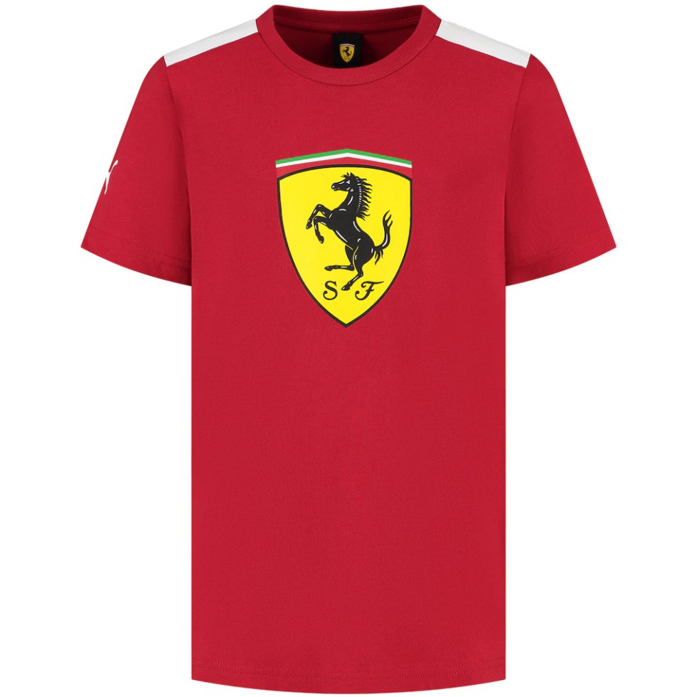 Ferrari F1 dětské tričko s logem červené Ferrari F1 dětské tričko s logem červené - dětské Dětská trička