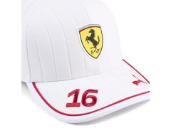 Ferrari F1 2025 Charles Leclerc kšiltovka bílá 2