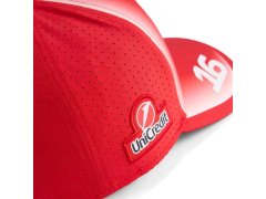 Ferrari F1 2026 týmová BB kšiltovka Charles Leclerc #16 - červená 4