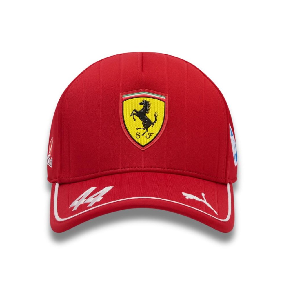 Ferrari F1 2025 Lewis Hamilton kšiltovka červená - dámské Kšiltovky