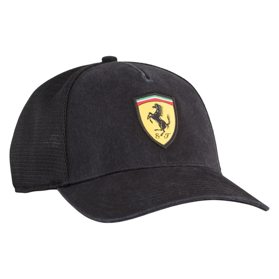 Ferrari F1 2026 Trucker kšiltovka černá - dámské kšiltovky