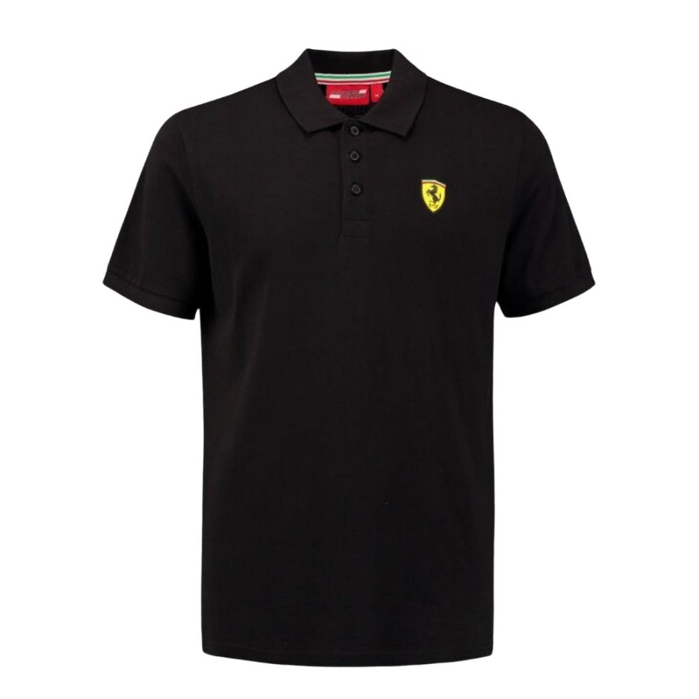 Ferrari pánské polo tričko s tricolorou - pánské polo trička