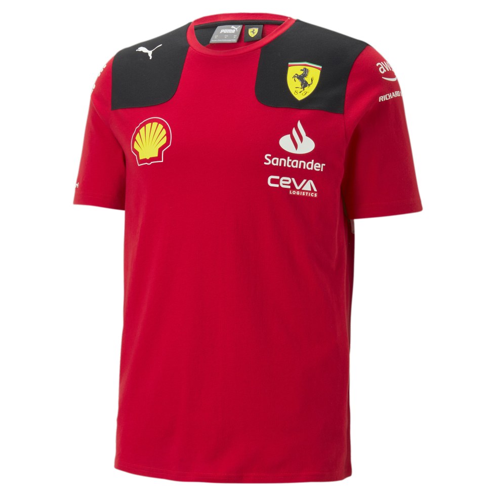 Ferrari pánské tričko Leclerc - pánské trička