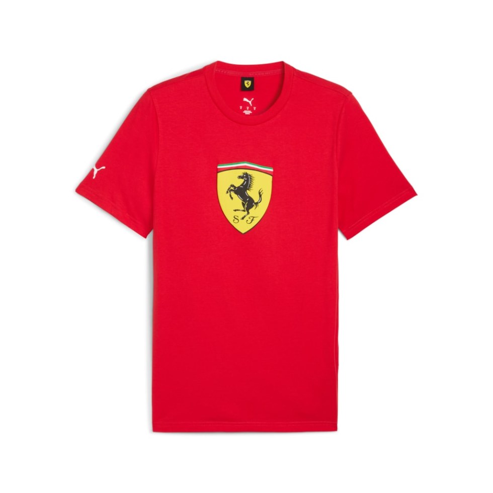 Ferrari pánské tričko Sportswear s Logem - Puma červené - pánské trička