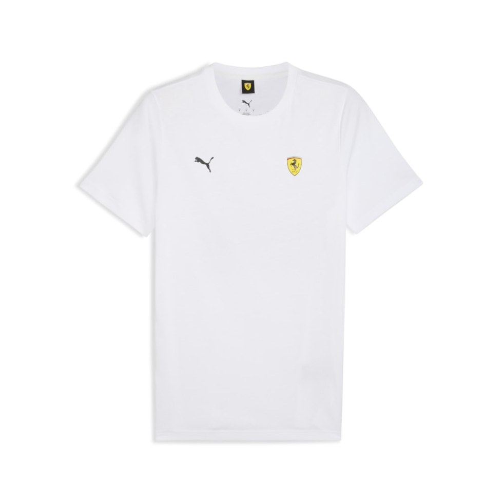 Ferrari pánské tričko Sportswear Car - Puma bílé - pánské trička