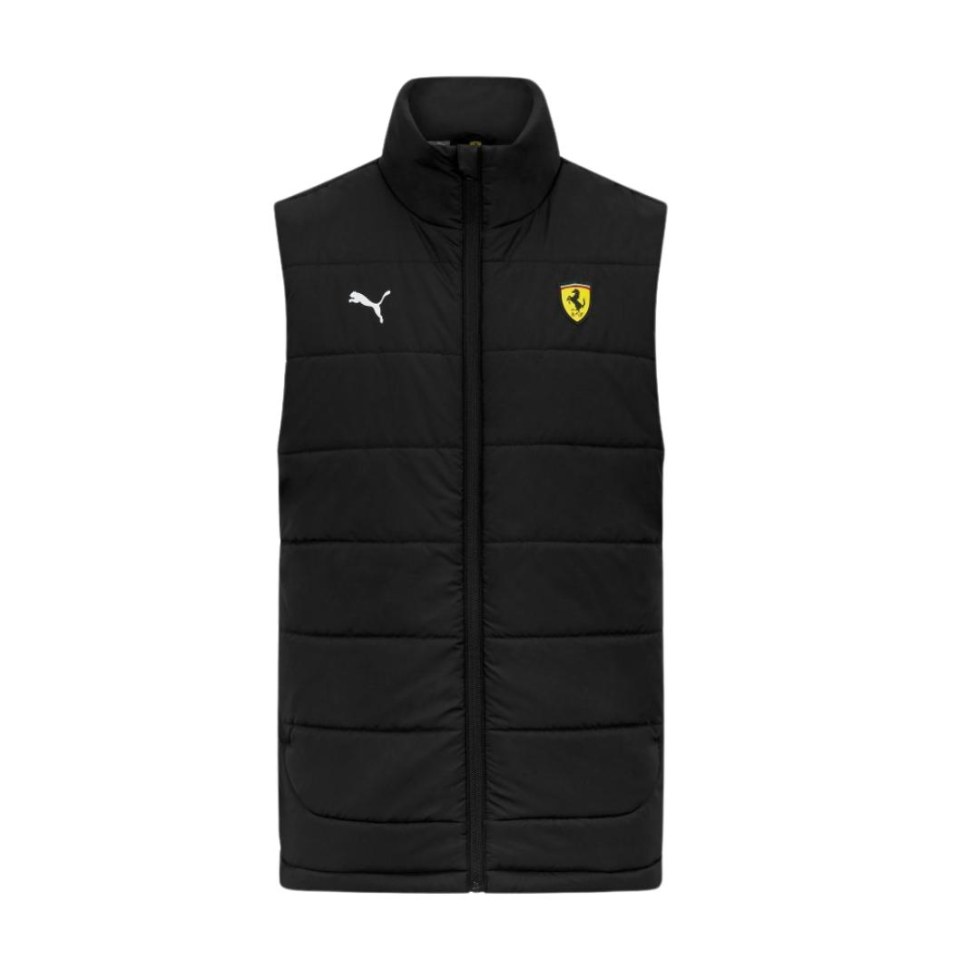 Ferrari F1 2025 pánská vesta černá Ferrari F1 2025 pánská vesta černá - pánské vesty